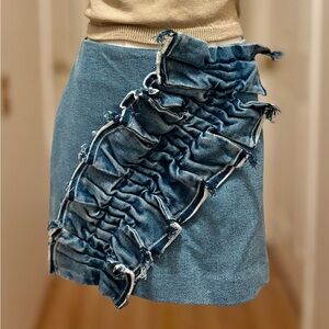 Zara denim skirt sz M